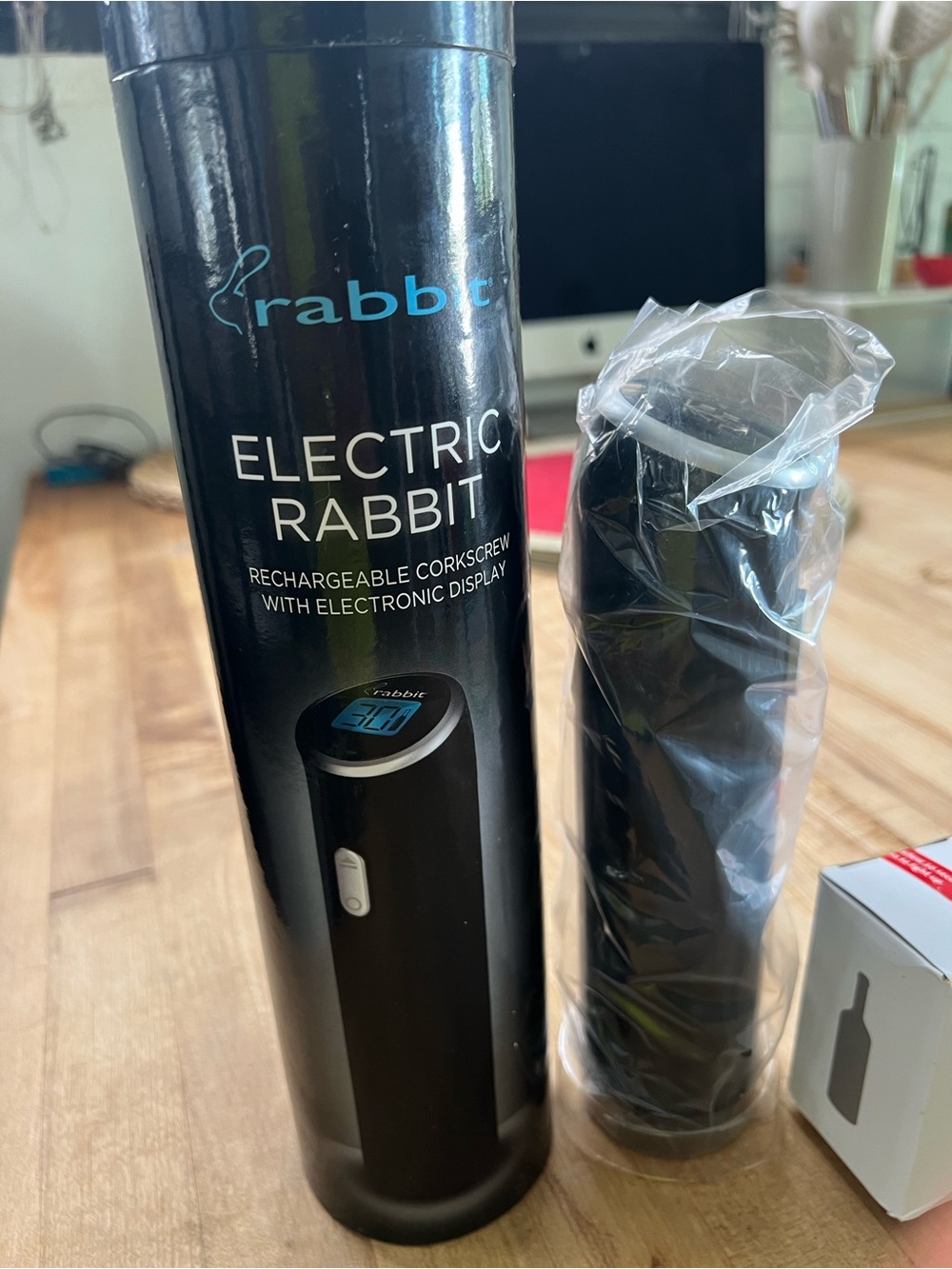 Electric Rabbit Rechargeable Corkscrew – Black